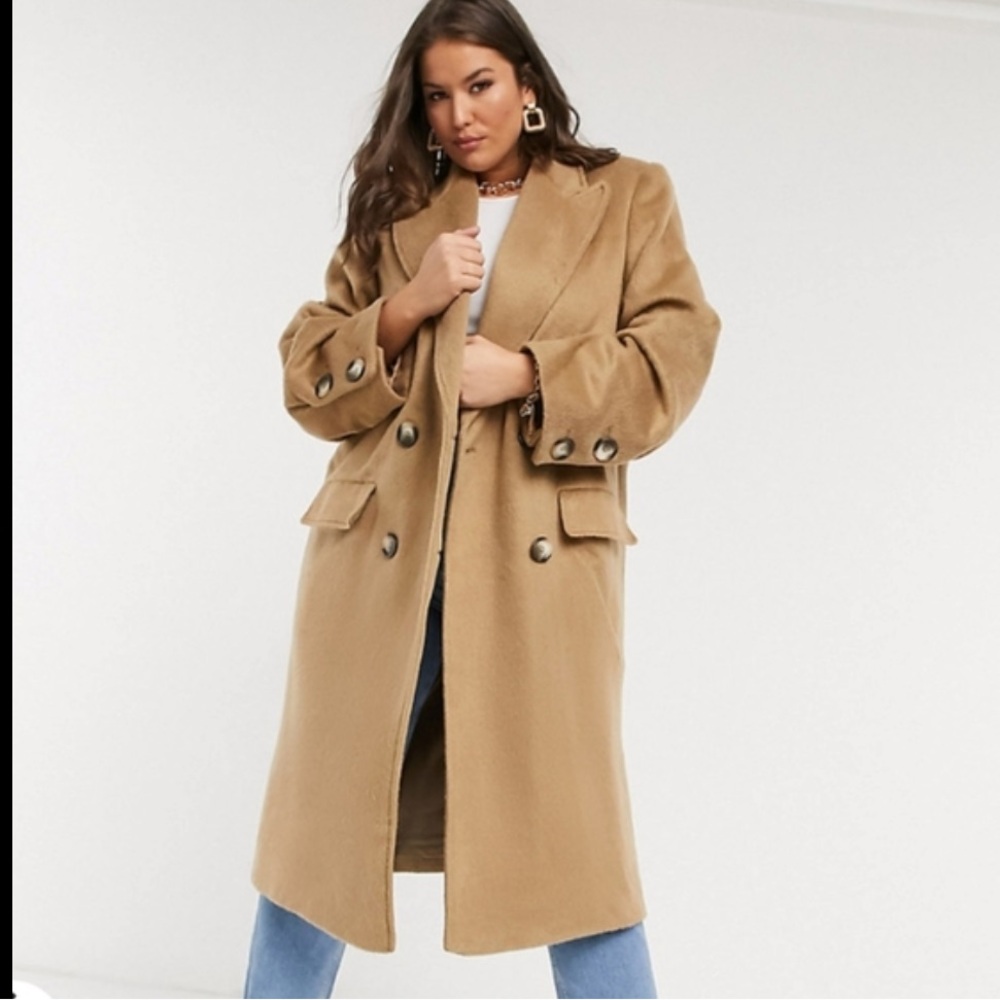 ASOS Brushed luxe maxi over coat